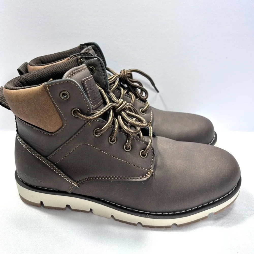 Levi's Men's Charles SH Lace-Up Boots Brown US‎ 7M - Open Box
